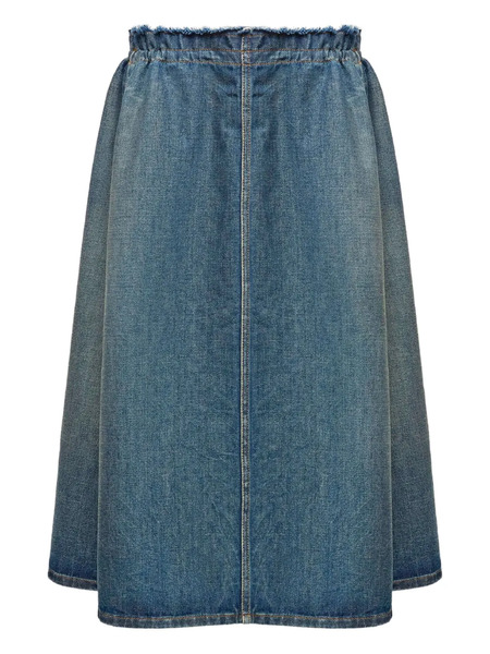  Mm6 Maison Margiela Denim Skirt - Blue 