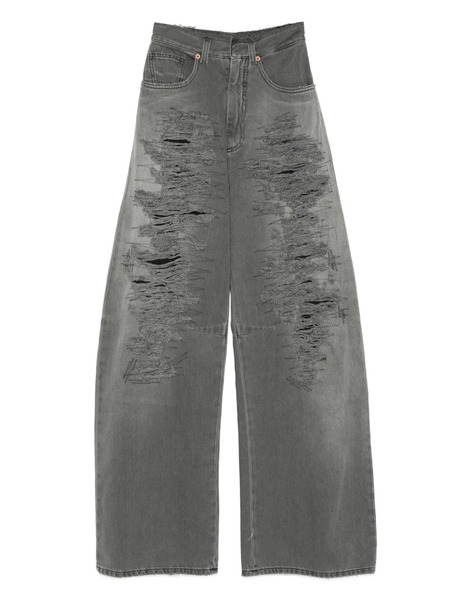  Mm6 Maison Margiela Distressed Jeans - Grey 