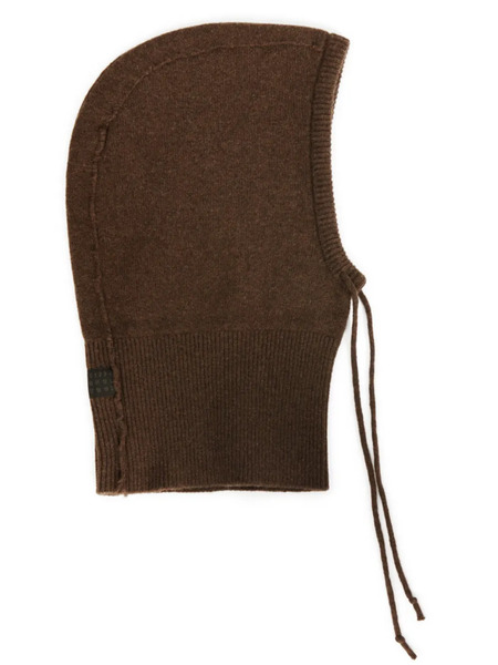  Mm6 Maison Margiela Fine-knit Balaclava - Brown 