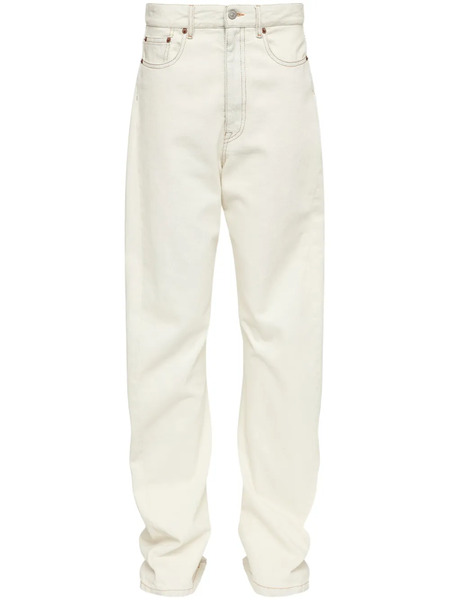  Mm6 Maison Margiela Five-pockets Jeans - White 