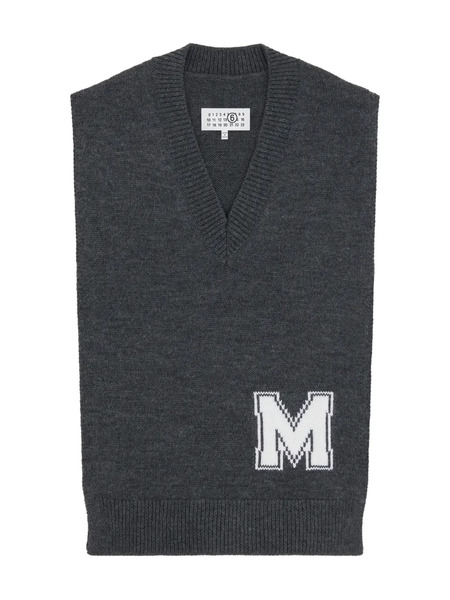  Mm6 Maison Margiela Initial Scarf - Grey 