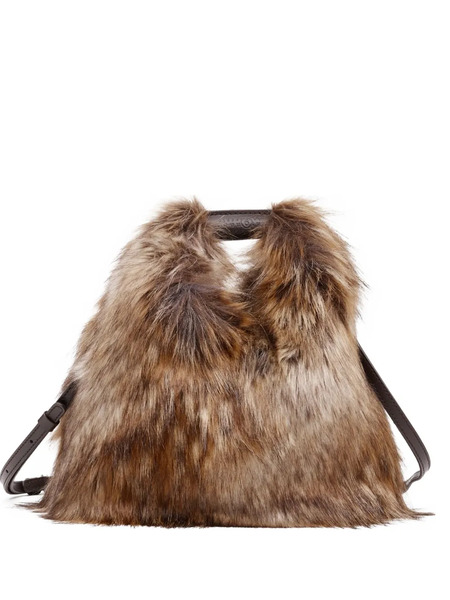 Mm6 Maison Margiela Japanese Shoulder Bag - Brown 