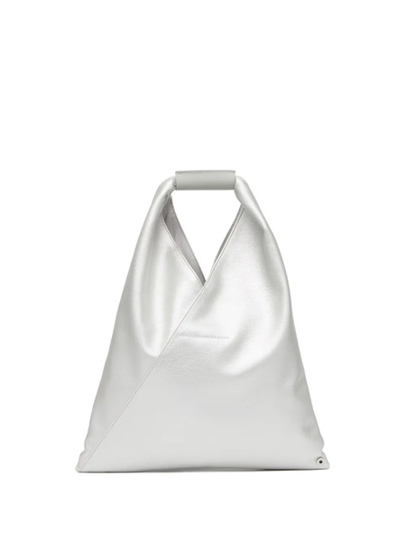  Mm6 Maison Margiela Japanese Triangular Tote Bag - Silver 