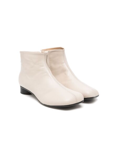  Mm6 Maison Margiela Kids Anatomic Ankle Boots - Neutrals 