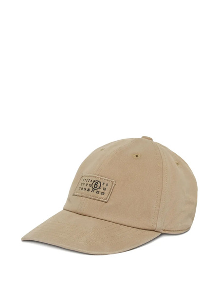  Mm6 Maison Margiela Kids Logo-patch Baseball Hat - Neutrals 