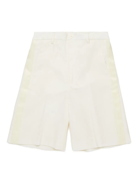  Mm6 Maison Margiela Kids Side-panel Smart Shorts - Neutrals 