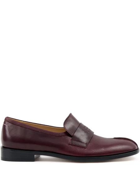  Mm6 Maison Margiela Leather Loafers - Red 
