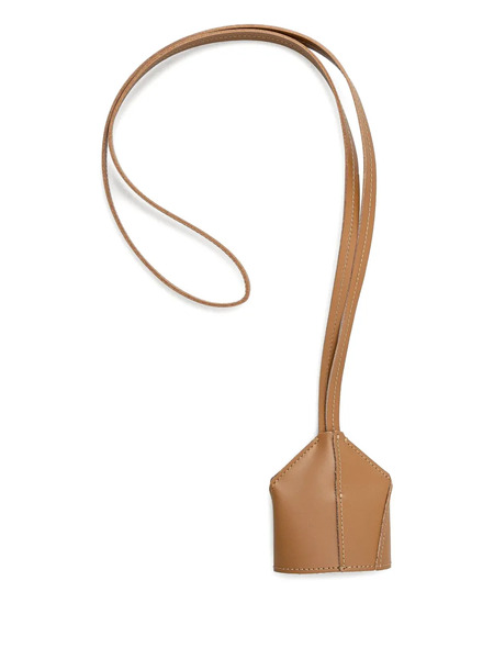  Mm6 Maison Margiela Leather-strap Keyring - Brown 