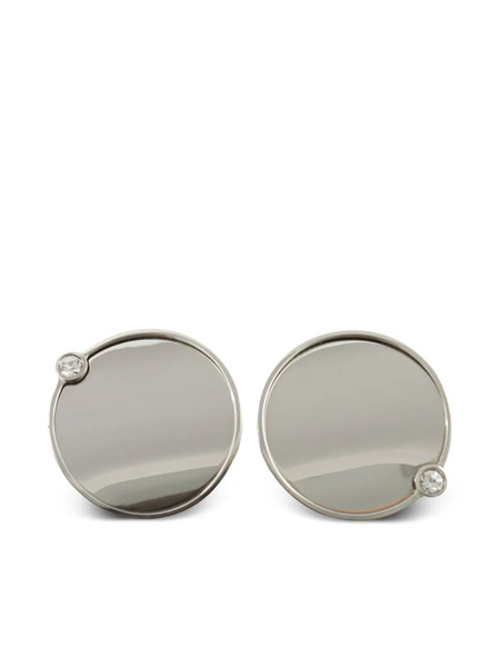  Mm6 Maison Margiela Mirror Earrings - Silver 
