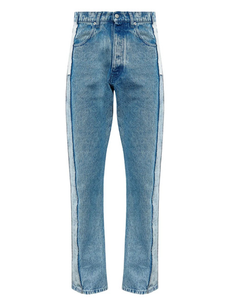  Mm6 Maison Margiela Panelled Regular Jeans - Blue 