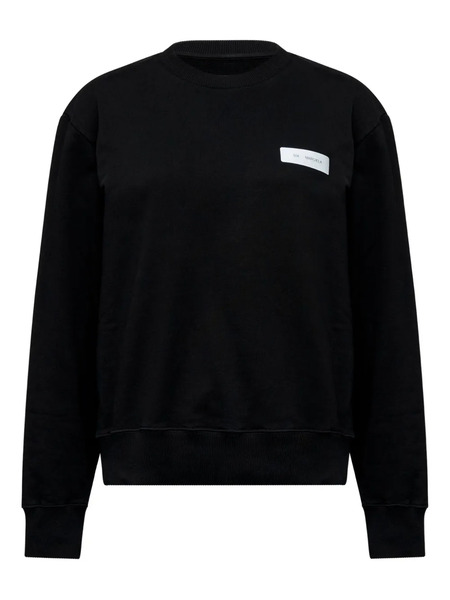  Mm6 Maison Margiela Plaque Sweatshirt - Black 