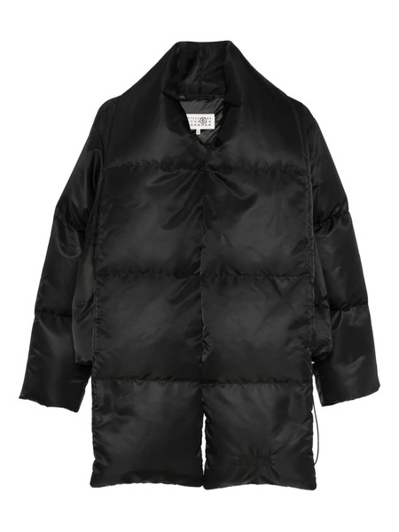  Mm6 Maison Margiela Quilted Puffer Jacket - Black 