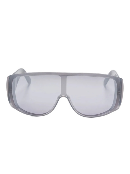  Mm6 Maison Margiela Rectangle-framed Sunglasses - Grey 