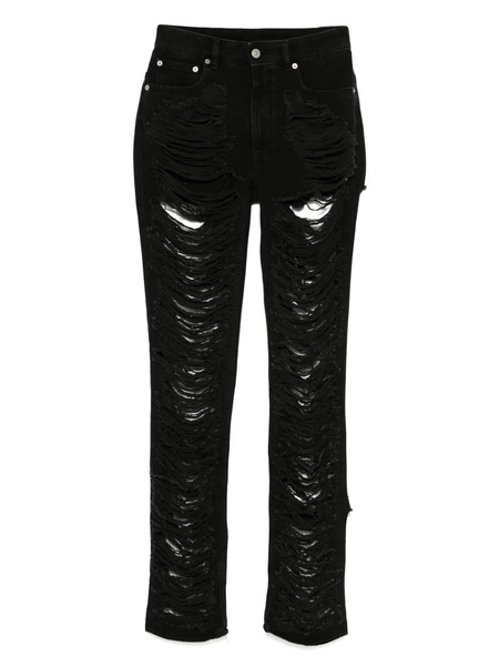  Mm6 Maison Margiela Ripped Jeans - Black 