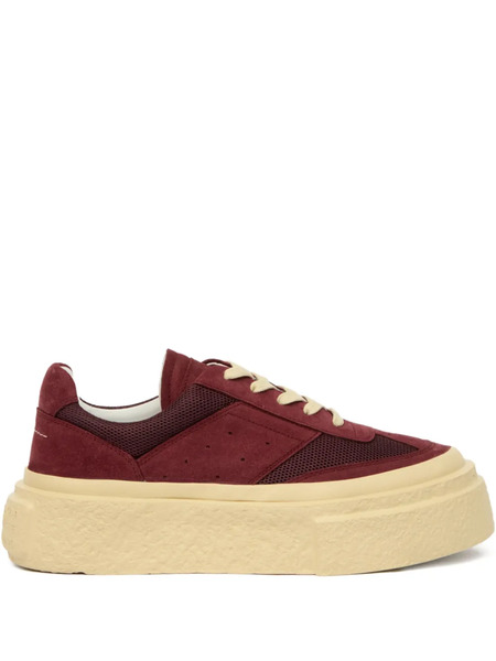  Mm6 Maison Margiela Suede Sneakers - Red 