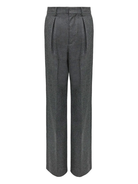  Mm6 Maison Margiela Virgin Wool Trousers - Grey 