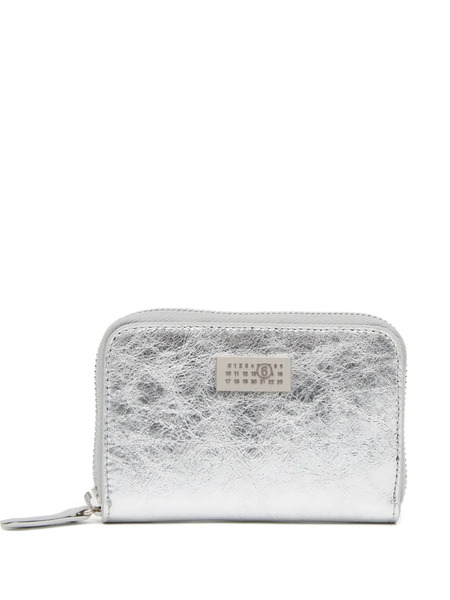  Mm6 Maison Margiela Zip-around Wallet - Silver 
