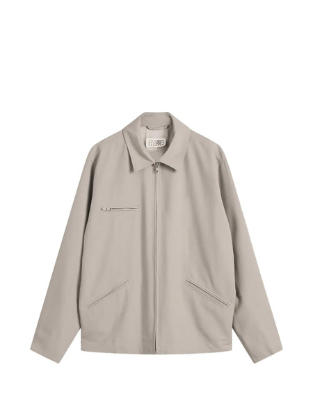 Mm6 Maison Margiela Zip Pocket Jacket - Grey 