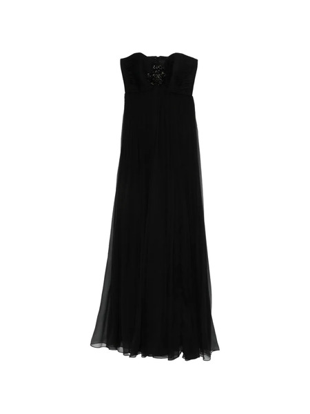  M.marquise Ines Embellished Strapless Maxi Dress - Black 