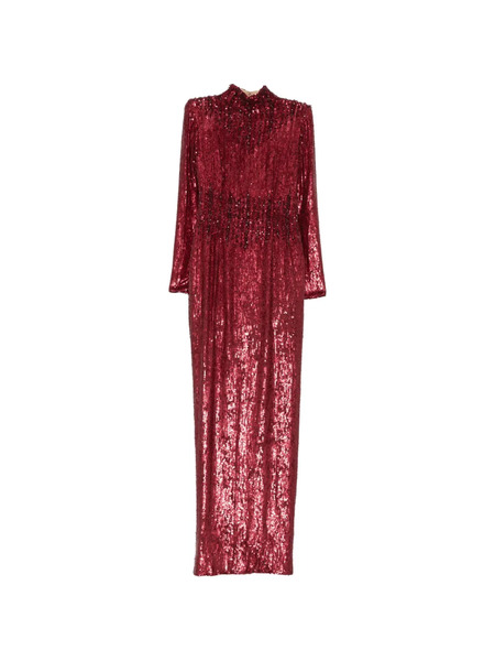 M.marquise Ruby Sequin-embellishment Maxi Dress - Red 