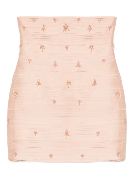  M.marquise Sonja Embroidered Mini Skirt - Pink 