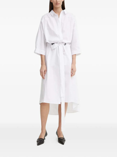  Mmc Studio Tie-waist Shirt Dress - White 