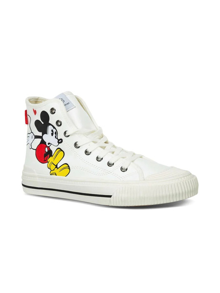  Moa Kids Mickey High-top Sneakers - White 