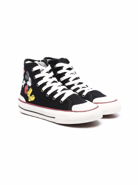  Moa Kids Mickey Mouse High-top Sneakers - Black 