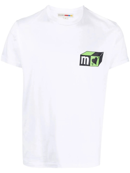  Modes Garments Graphic-print Short-sleeved T-shirt - White 