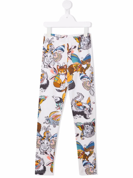  Molo Animal-print Leggings - Neutrals 