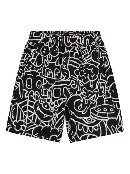  Molo Avart Doodle-print Shorts - Black 