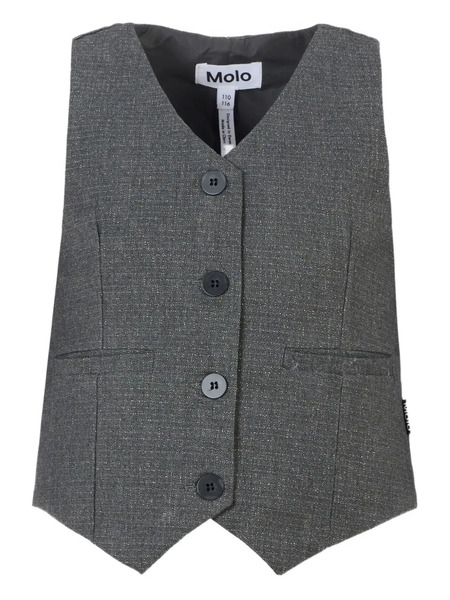  Molo Buttoned-up Waistcoat - Grey 