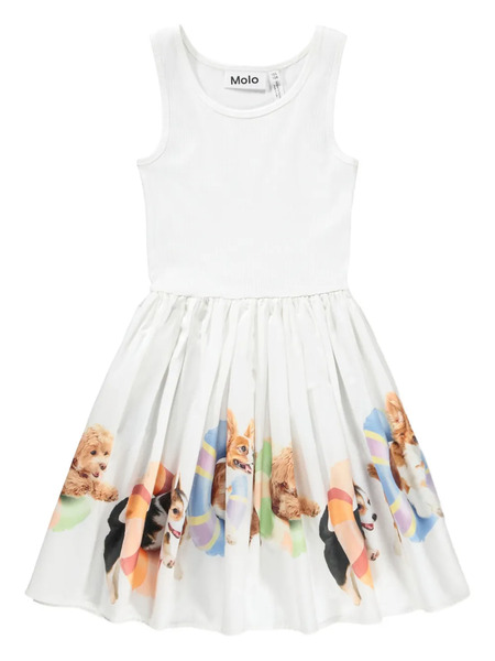  Molo Cassandra Printed Dress - White 