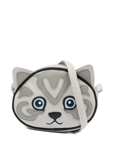  Molo Cat-appliqué Shoulder Bag - Grey 