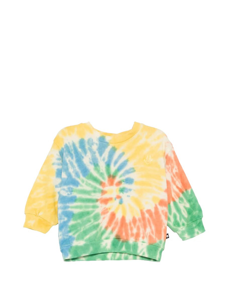  Molo Dear Tie-dye Sweatshirt - Yellow 
