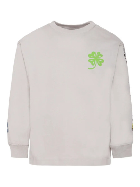  Molo Graphic-print Long-sleeve Sweatshirt - Grey 