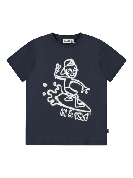  Molo Graphic-print T-shirt - Blue 