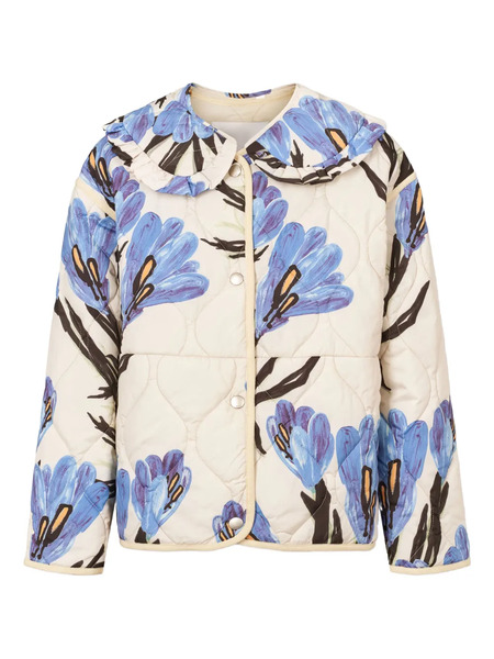  Molo Hailey Floral-print Quilted Jacket - Neutrals 