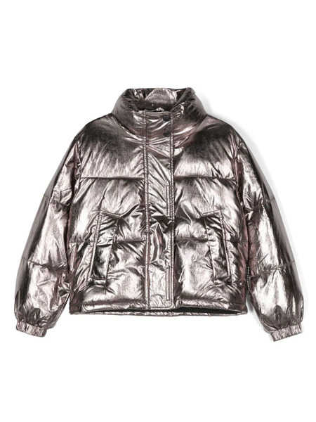  Molo Hansine Metallic Padded Jacket - Grey 