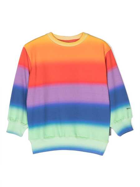  Molo Logo-print Organic Cotton Sweatshirt - Orange 