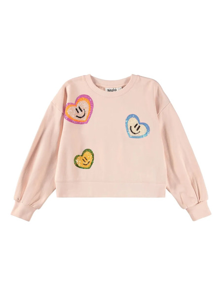  Molo Marge Sequinned Sweatshirt - Pink 