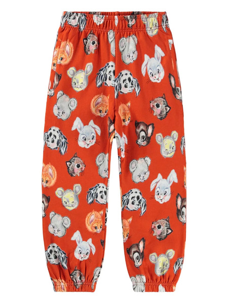  Molo Organic-cotton Trousers - Red 