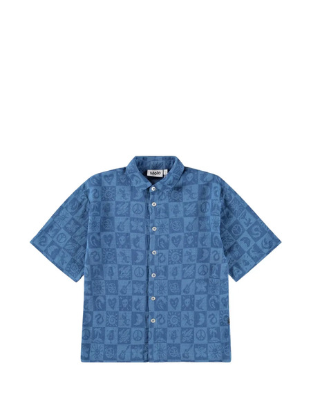  Molo Pattern Shirt - Blue 