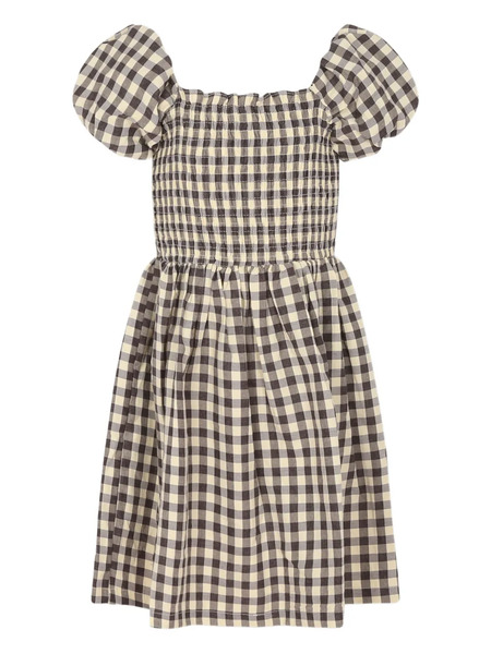  Molo Plaid-check Dress - Black 