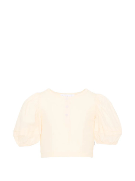  Molo Puff-sleeve T-shirt - Neutrals 