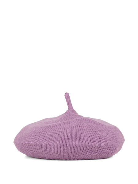  Molo Ribbed Beret - Purple 