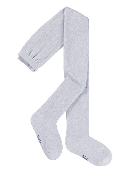  Molo Ribbed-knit Tights - Silver 