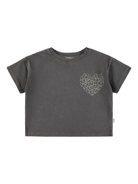  Molo Runi Printed Organic Cotton T-shirt - Grey 