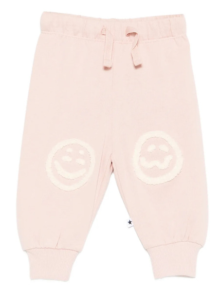  Molo Smiley-embellishment Trousers - Pink 