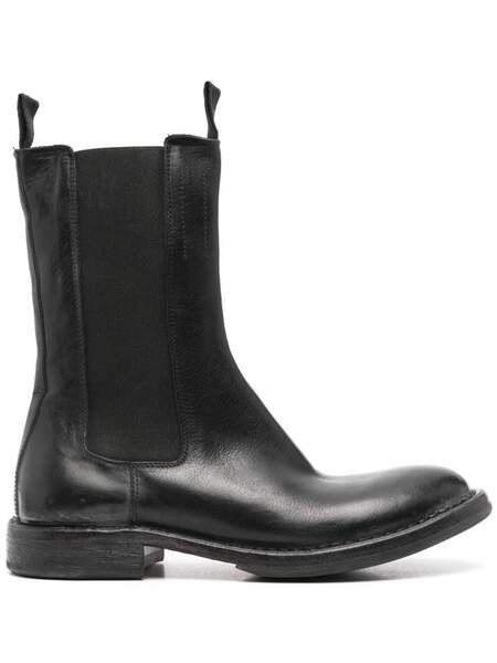  Moma Leather Boots - Black 